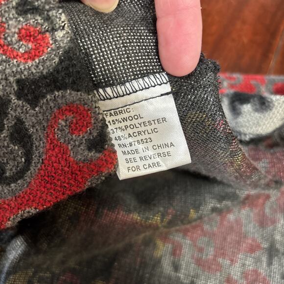 Luii Wool Blend Tunic Jacket Size XL Artsy Eclectic Folksy Lagenlook Lightweight - Picture 4 of 8